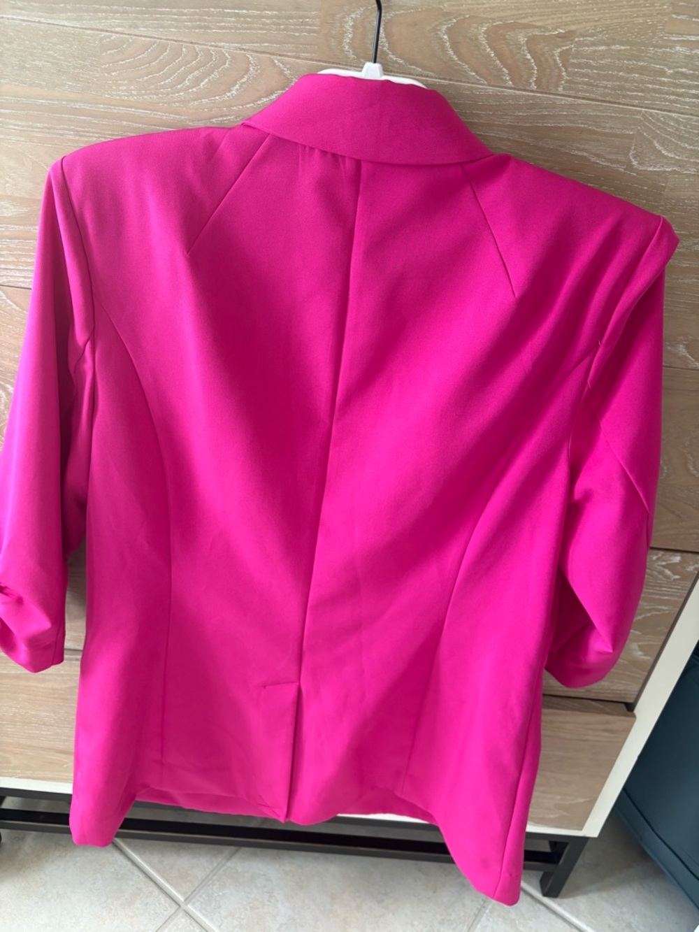 INC International Concepts Bright Pink Tailored Blazer - Picture 4 of 4